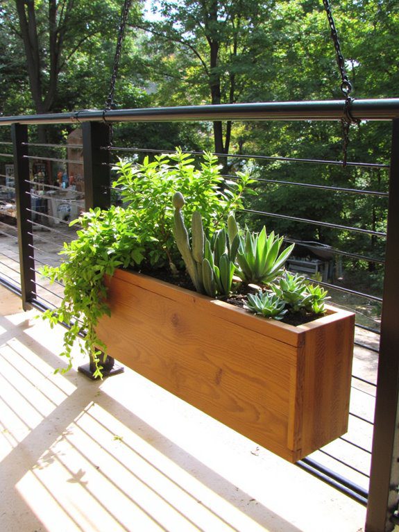 vertical planters for balconies
