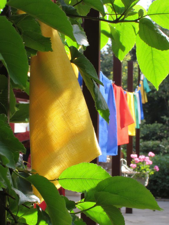 vibrant spiritual garden energy