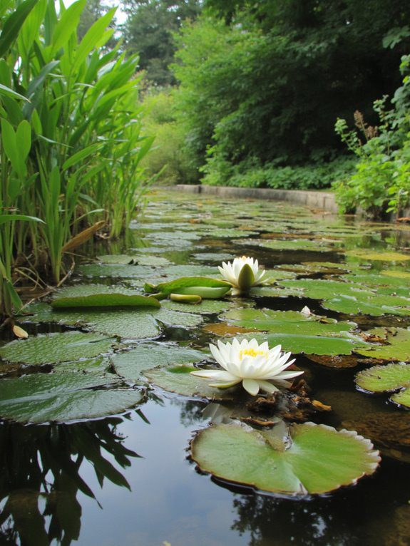 water lilies enhance ecosystems