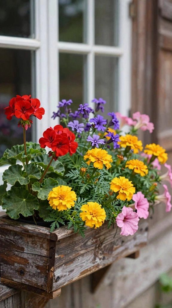 all season mix trailing blooms