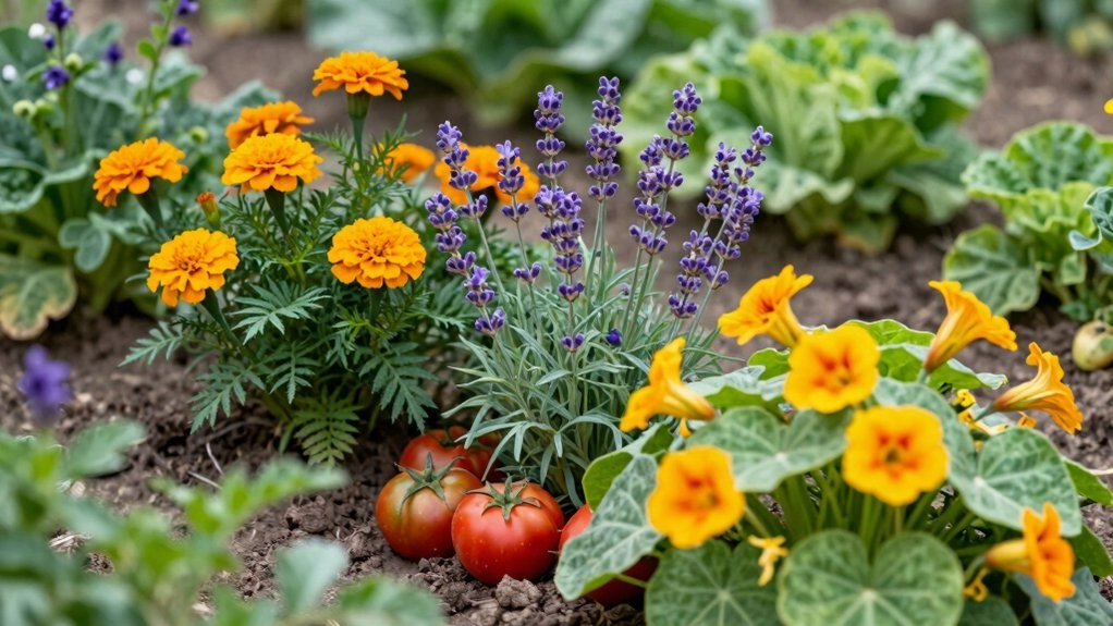 annual flowers for companion color