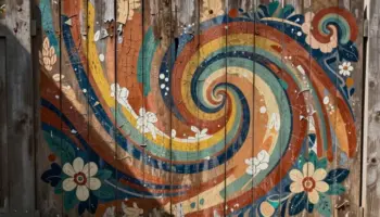 artistic fence mural ideas