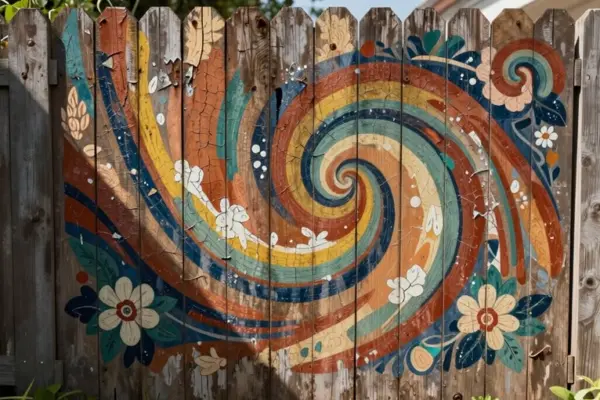 artistic fence mural ideas