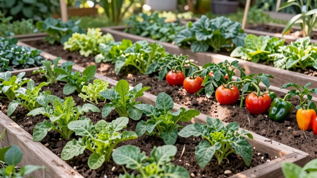 block based vegetable planting design