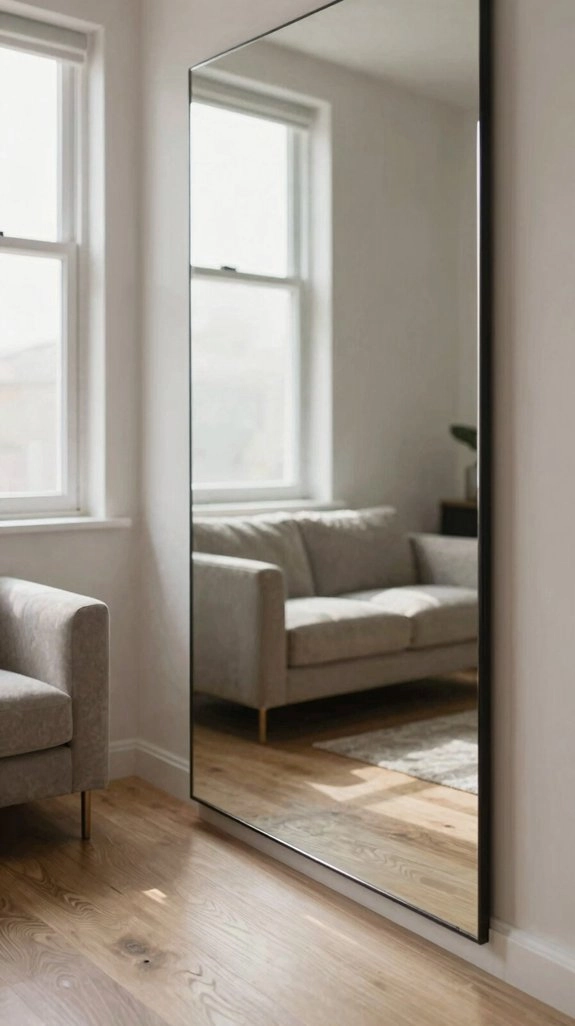 bounce light with mirror panels