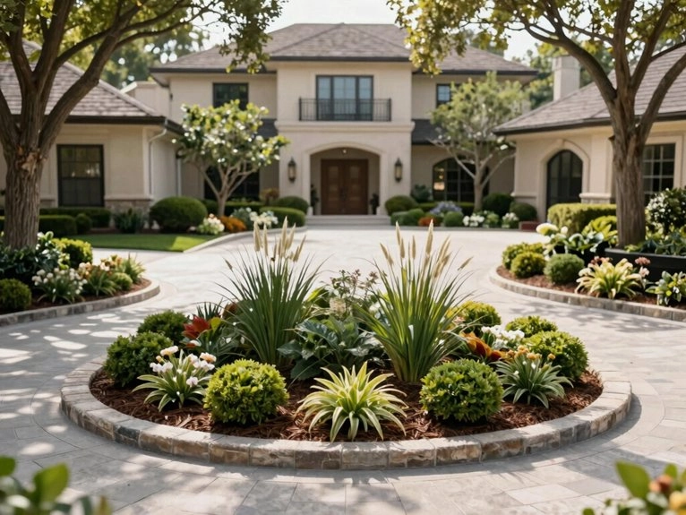 build hardscape simple planting