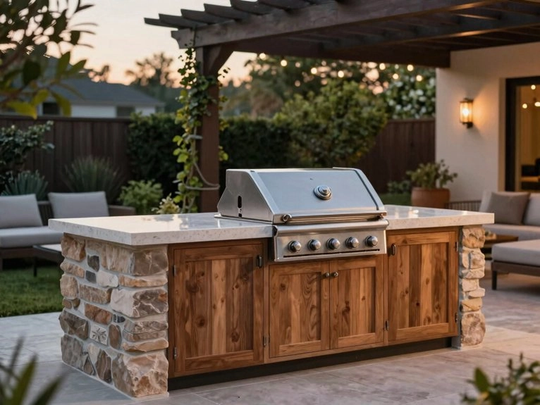 built in grill island essentials