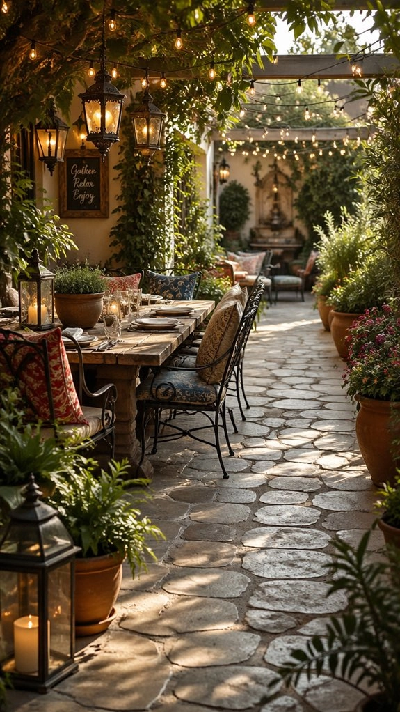 clear patio walkways always