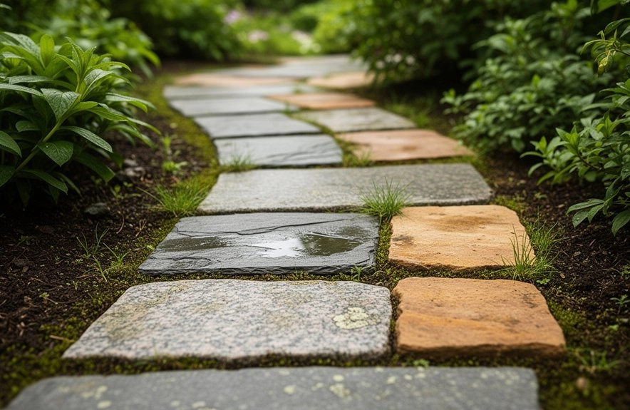concrete stepping stones maintenance