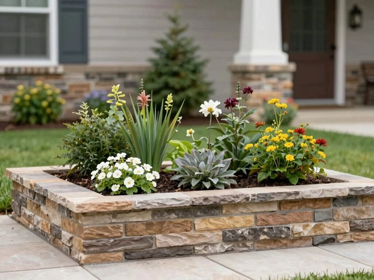 cottage style seasonal native plantings