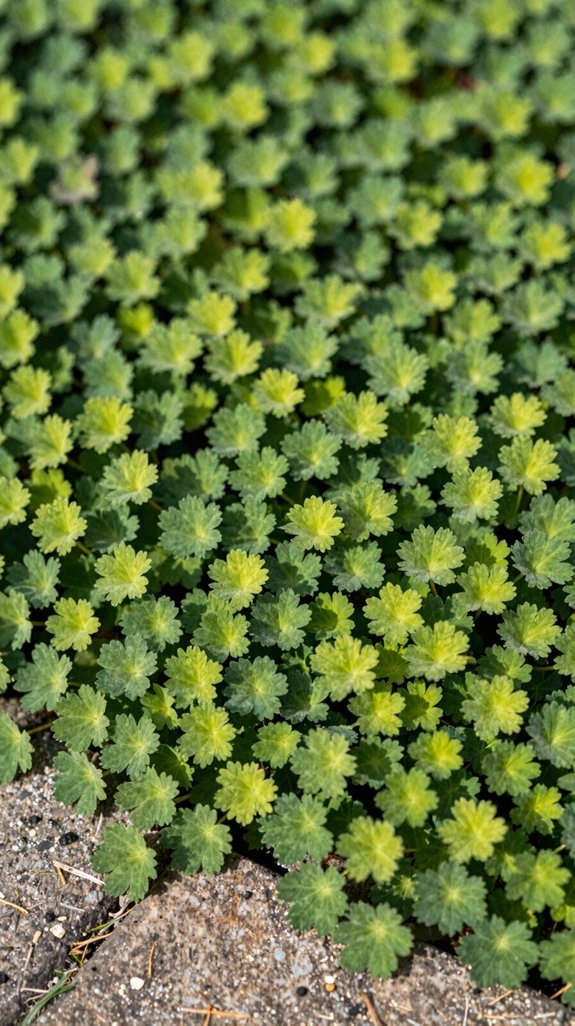 crack fitting paver groundcovers