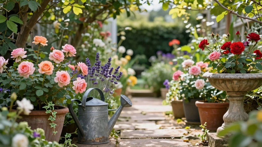 curved walkway vintage cottage charm
