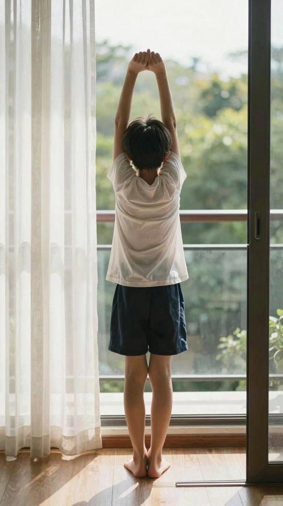 daily stretch posture hydrate