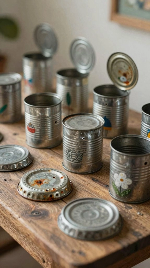 decorate lids into organizers