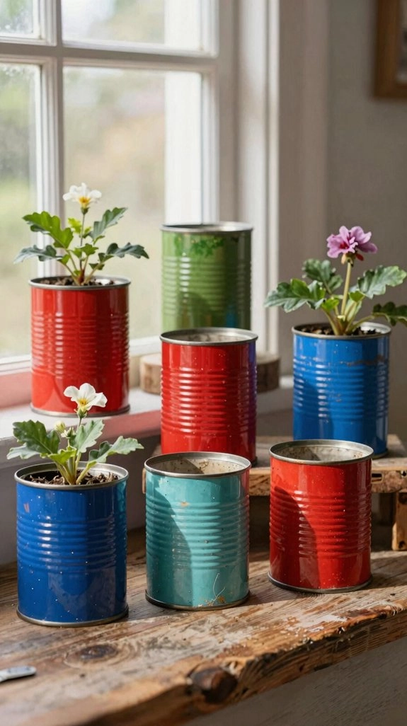 diy can crafts with lights