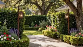 driveway landscaping strong first impression