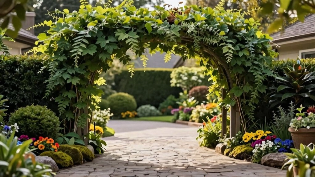 drought ready greenery border