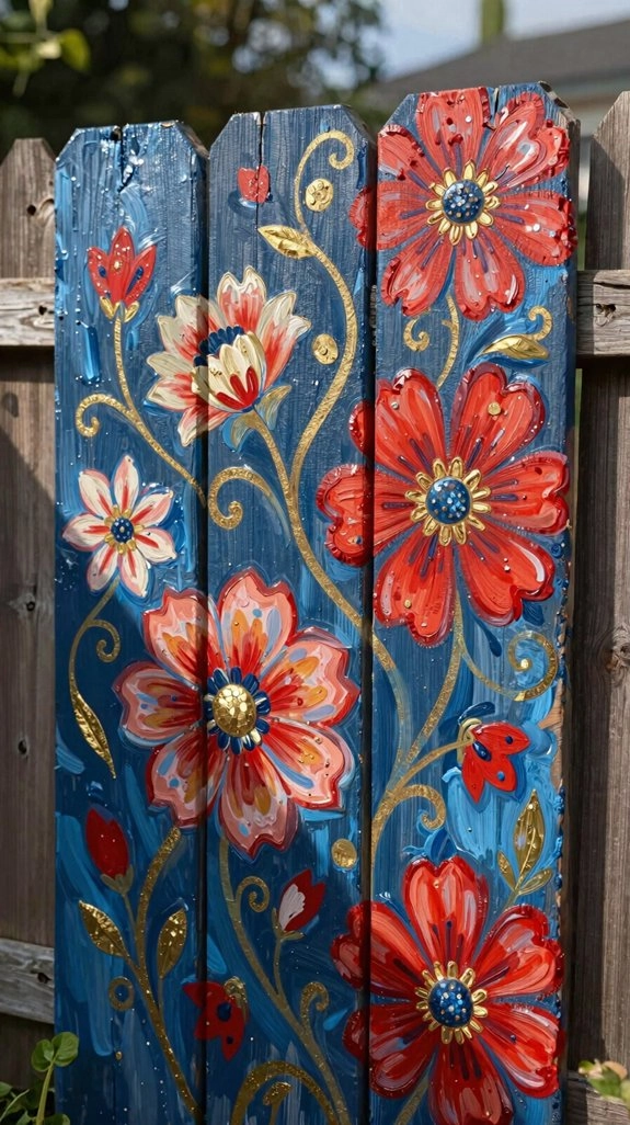 durable weatherproof fence mural