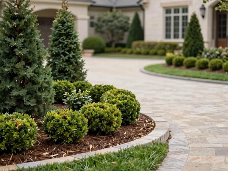 evergreen anchors for driveways