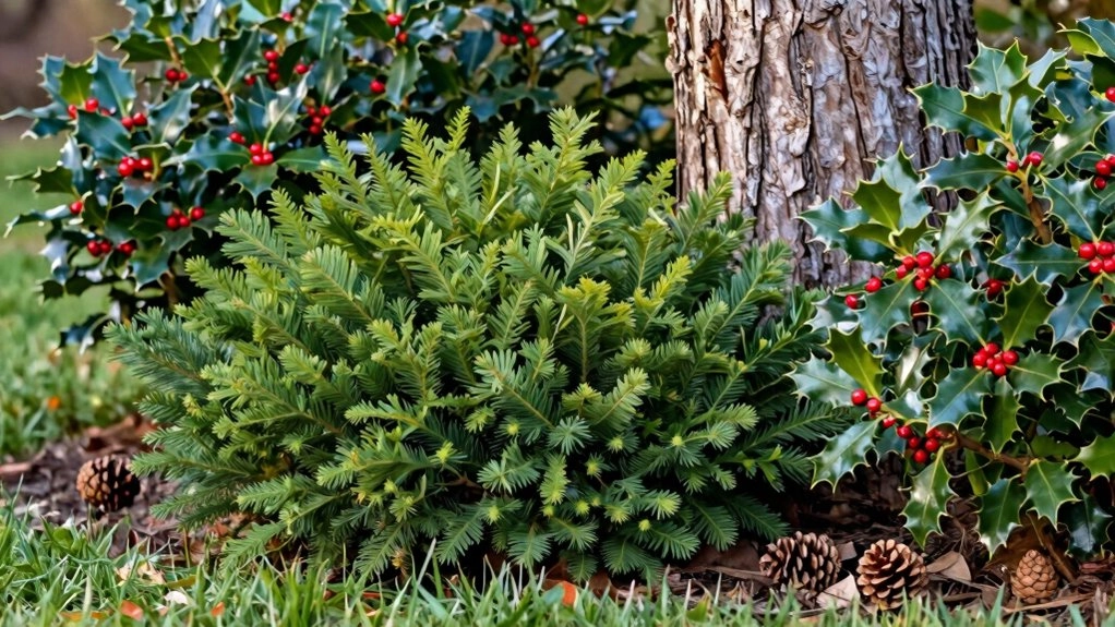 evergreen privacy framing home