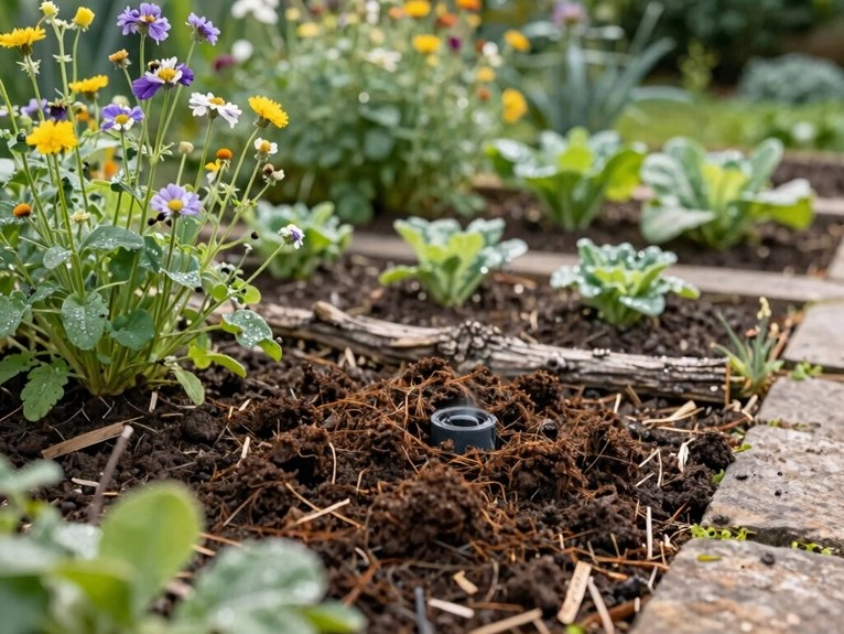 feed beds with compost