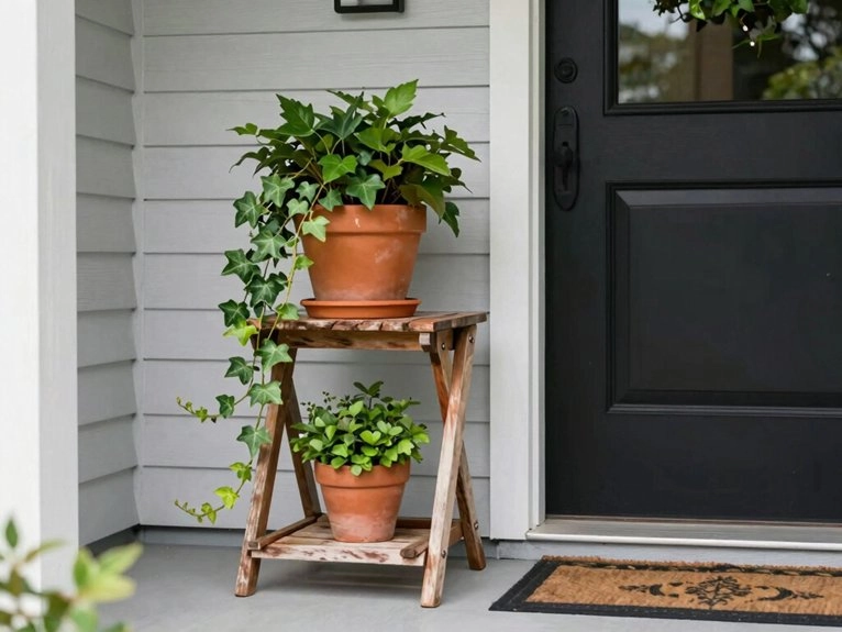 foldable plant stand with locks