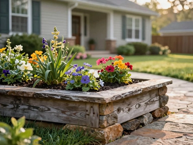 front yard layered plantings guide