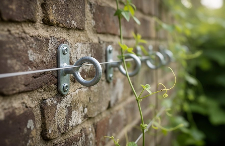 galvanized wall vine fixings
