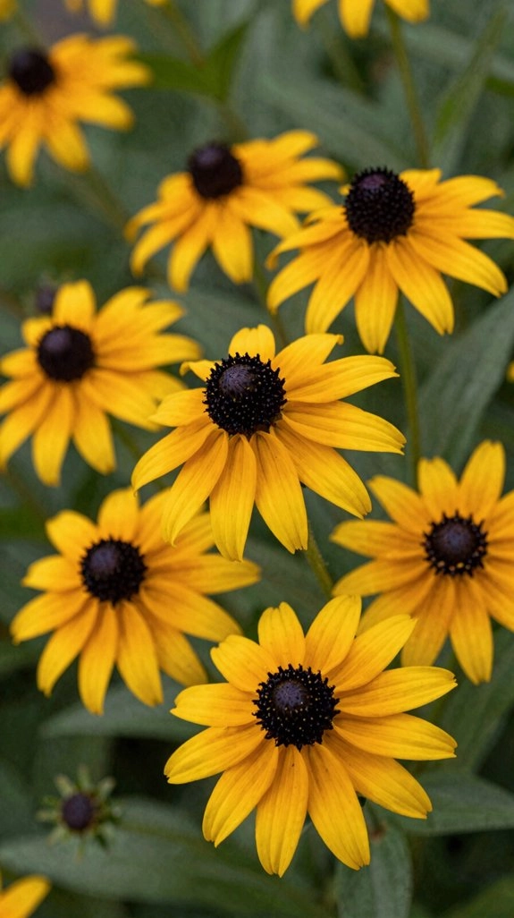 goldsturm deep golden blooms