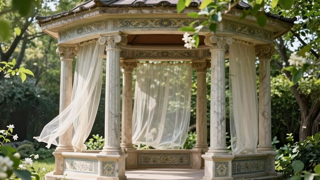 greek motif gazebo elegance