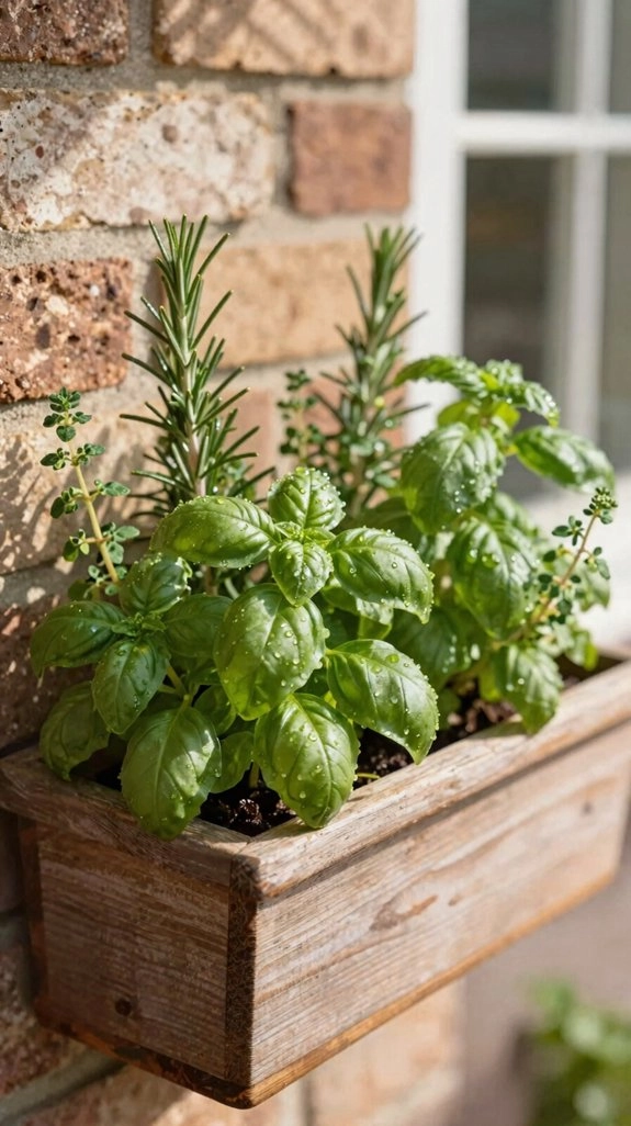 herb window box fragrance