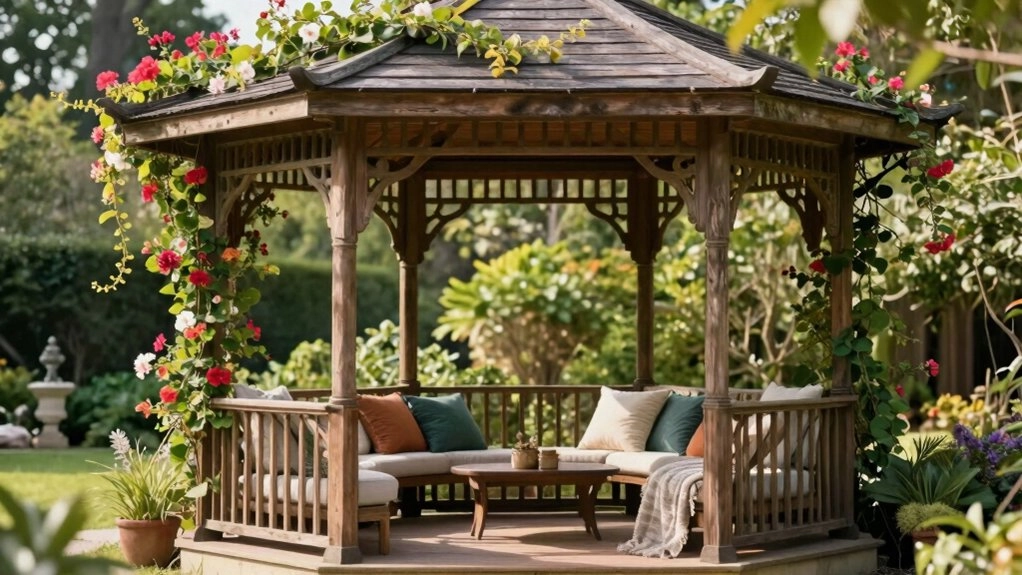 hidden gazebo privacy retreat