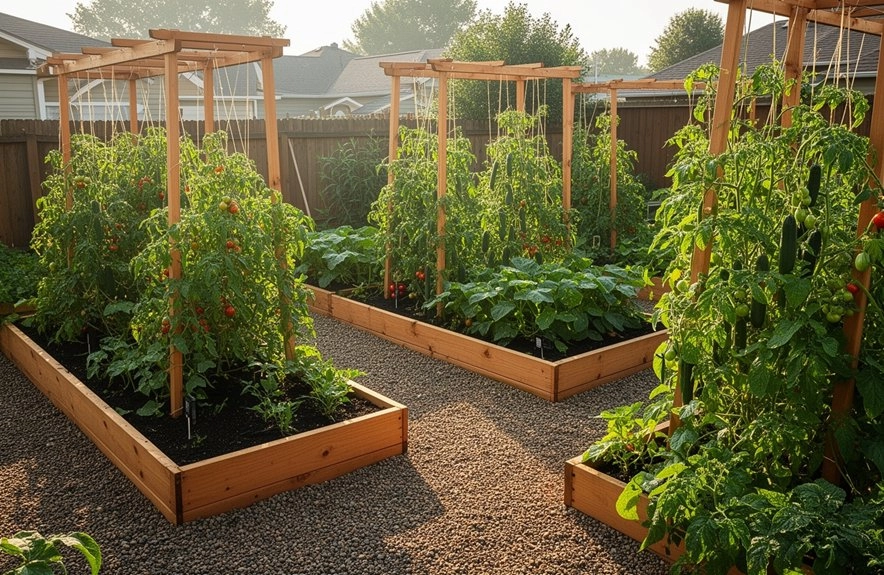 improved plant health with trellising