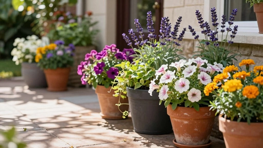 instant color with container gardens
