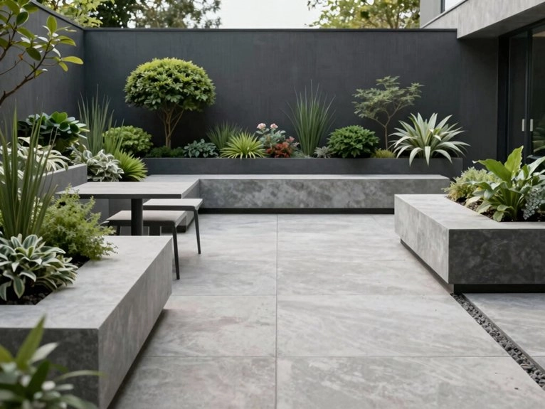 intentional minimal outdoor decor