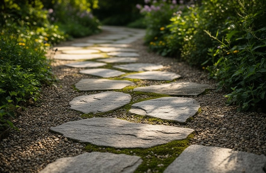irregular flagstone path specifics