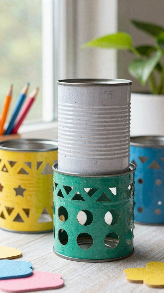 kid friendly tin can craft safety