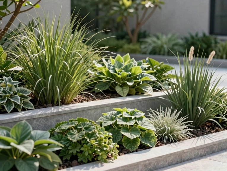 layered heights create depth