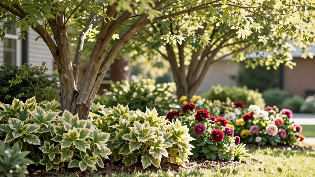 layered yard planting plan