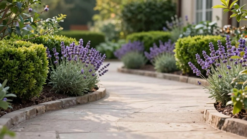 low fuss drought tough driveway borders
