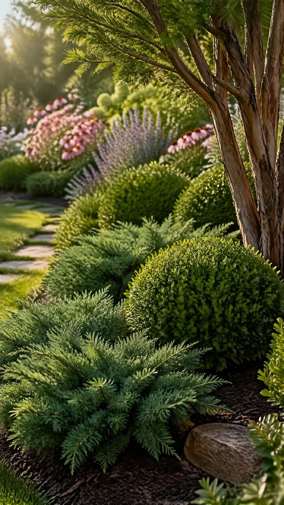 low work evergreen structure