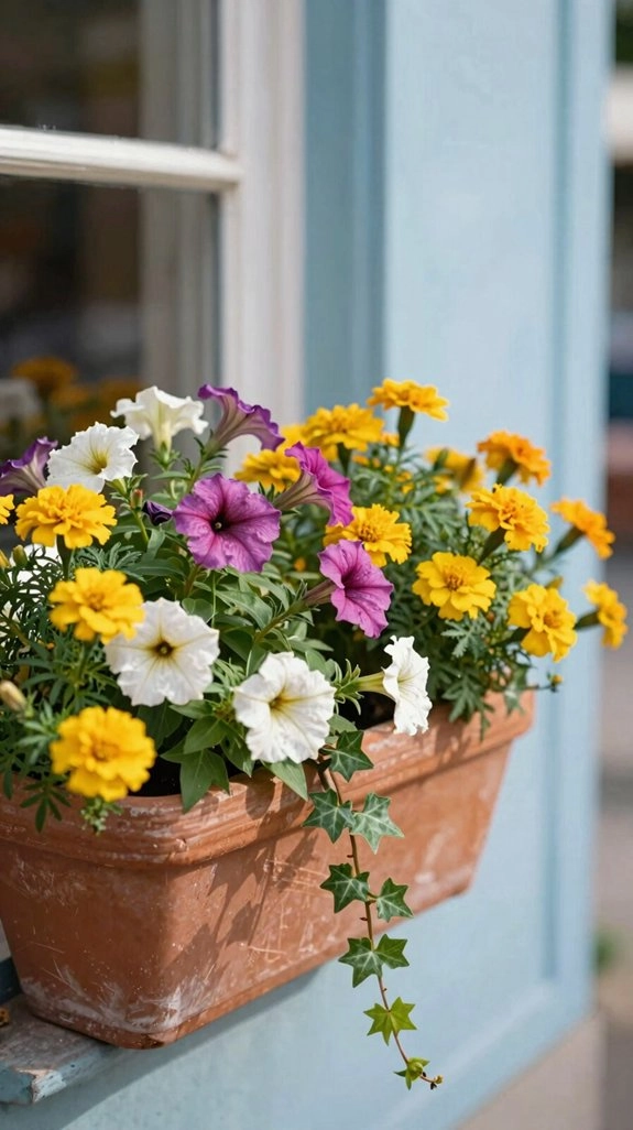 match window box to exterior