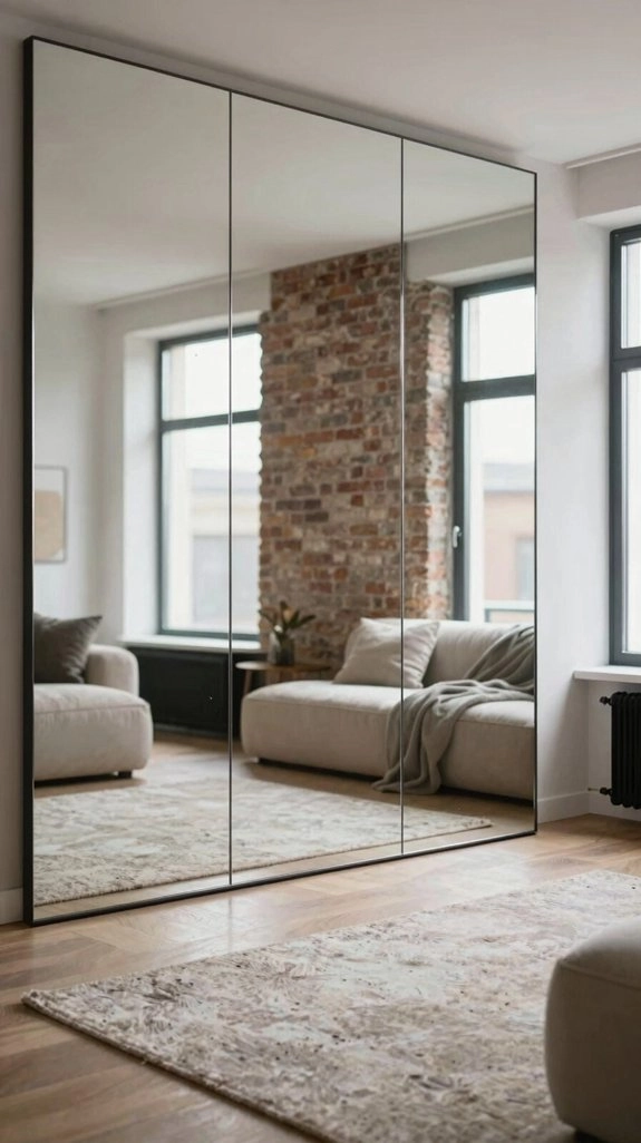 mirror modular lighting declutter