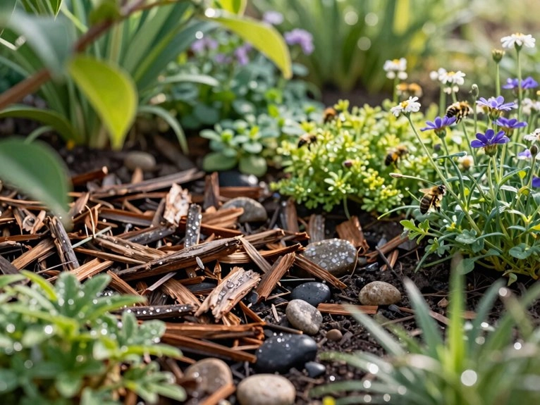 mulch conserves moisture annually