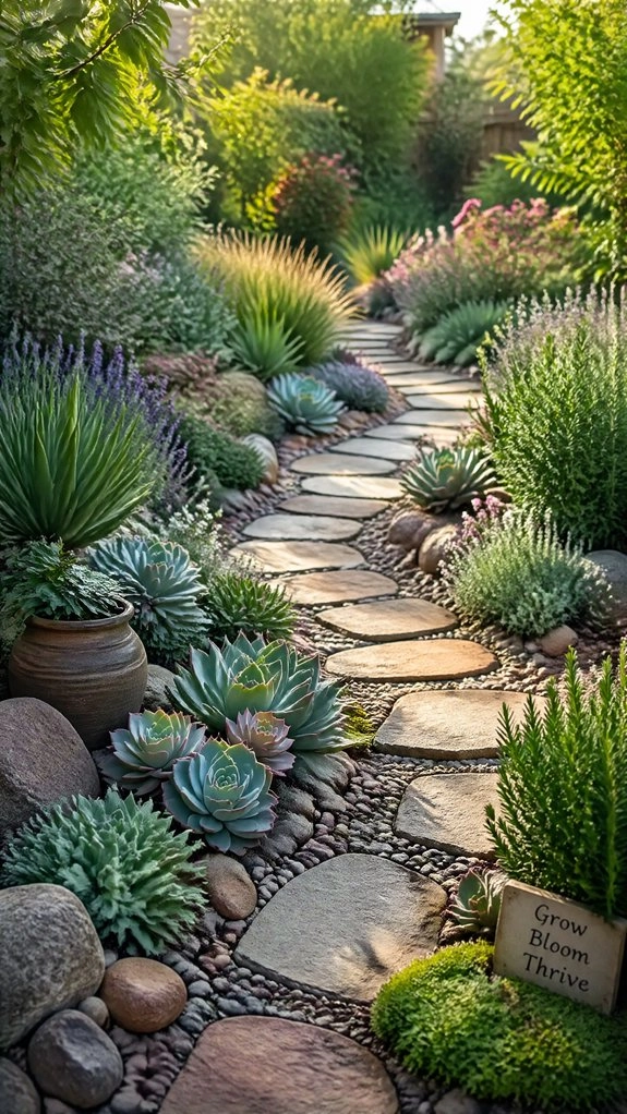 mulch low maintenance garden