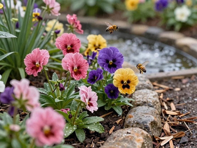 native nectar rich pollinator garden