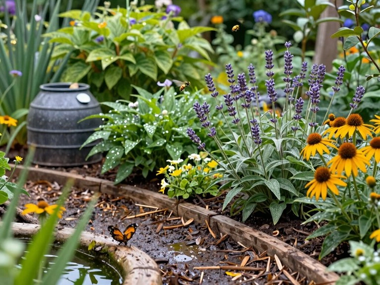 organic low water compost driven gardening