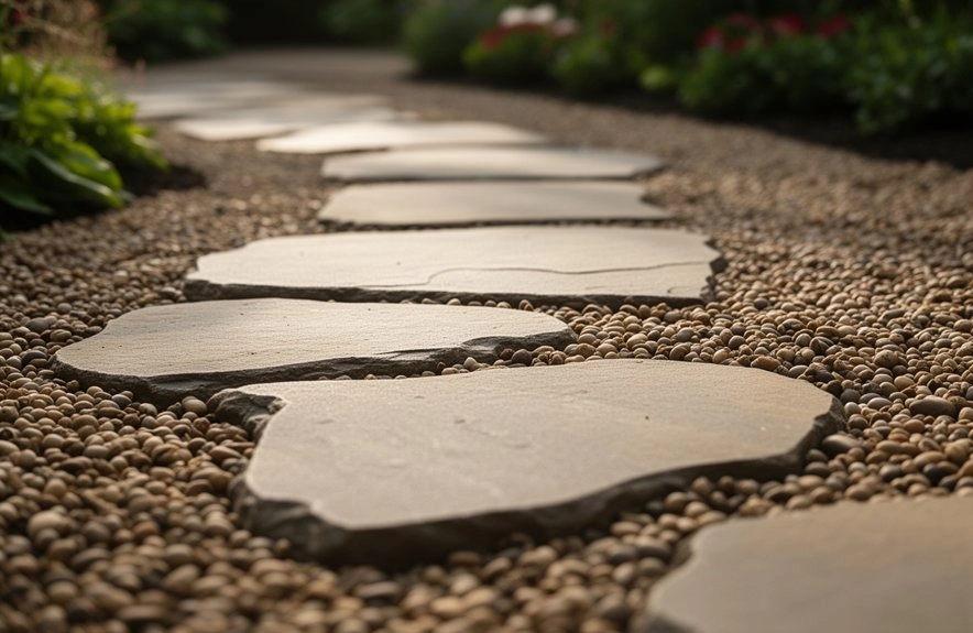 pea gravel pavers with drainage