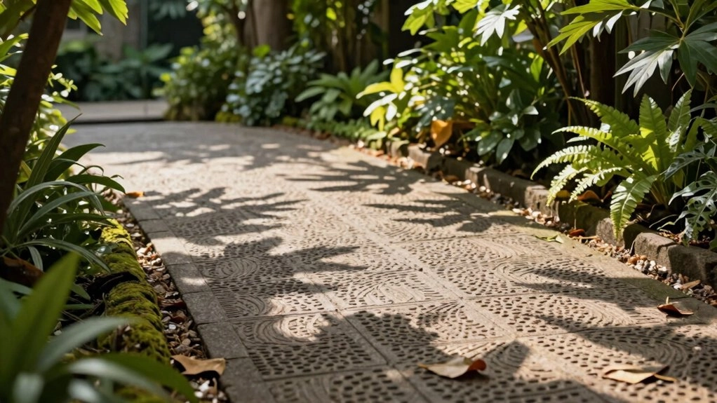 permeable paving for rainfall