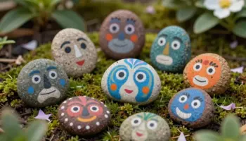 personalized garden rock art ideas